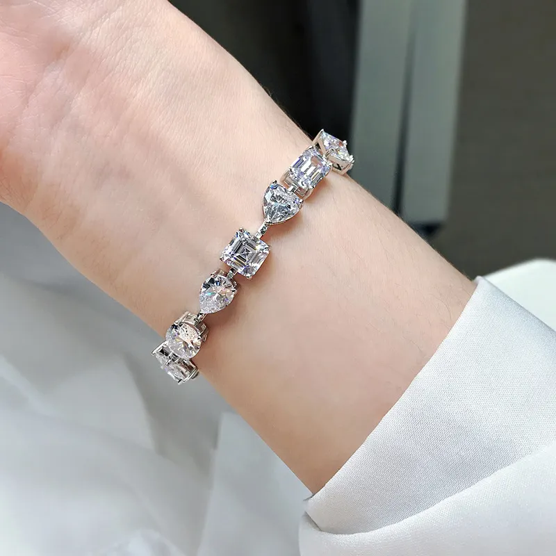 Sparkle Shaped Zirconia Bracelet 100100090 - image2