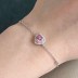 Lovely Heart Zirconia Bracelet 100100097