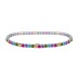 Colorful Zirconia Tennis Bracelet 100100100