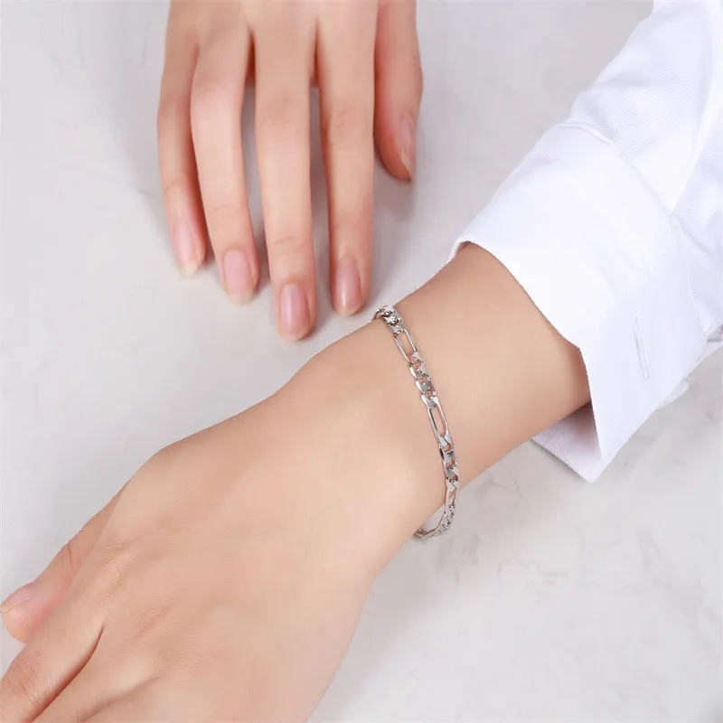 5mm Figaro Chain Bracelet 100100103 - image1