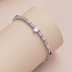 Luxury Colorful Tennis Zirconia Heart Bracelet 100100116