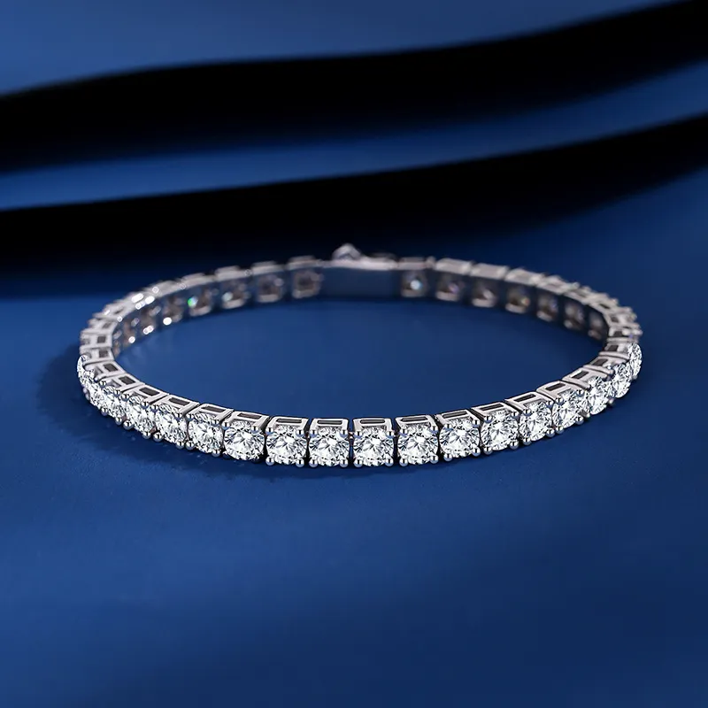 4mm Round Zirconia Tennis Bracelet 100100143 - image2
