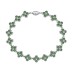 Sparkle Flower Zirconia Chain Bracelet 100100152