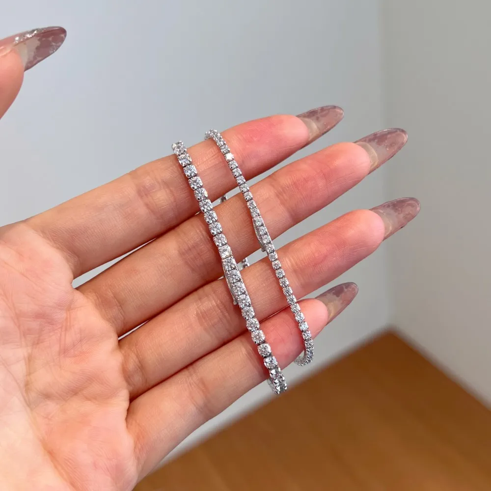 2.5mm Round Zirconia Tennis Bracelet 100100153 - image2