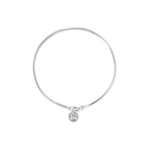 S925 Zirconia Snake Blade Chain Bracelet 100100159