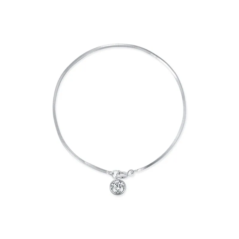 S925 Zirconia Snake Blade Chain Bracelet 100100159