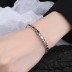 Vintage Rainbow Zirconia Cuff Bangles 100200008