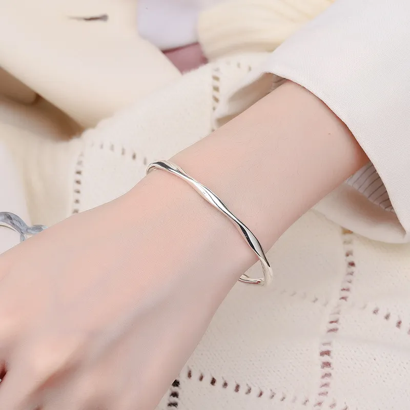 Narrow Twist Cuff Bangles 100200010 - image2