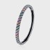 Vintage Rainbow Zirconia Strip Bangles 100200013