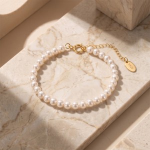 Wholesale 925 Sterling Silver Classic Freshwater Pearl Bracelet 100500060 Wholesale 925 Sterling Silver Classic Freshwater Pearl Bracelet 100500060