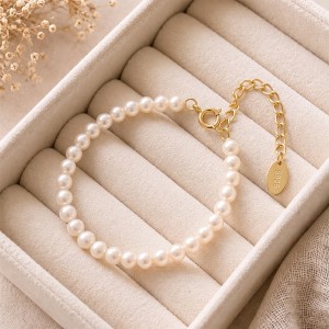Wholesale 925 Sterling Silver Classic Freshwater Pearl Bracelet 100500060 Wholesale 925 Sterling Silver Classic Freshwater Pearl Bracelet 100500060