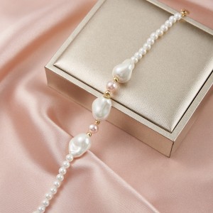 Wholesale 925 Sterling Silver Irregular Shell Pearl Bracelet 100500074 Wholesale 925 Sterling Silver Irregular Shell Pearl Bracelet 100500074
