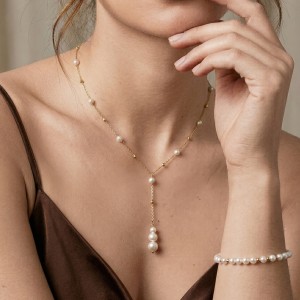Wholesale 925 Sterling Silver Freshwater Pearl Adjustable Slider Bracelet 100500083 Wholesale 925 Sterling Silver Freshwater Pearl Adjustable Slider Bracelet 100500083