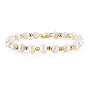 Wholesale 925 Sterling Silver Men Freshwater Pearl Beaded Bracelet100500090 Wholesale 925 Sterling Silver Men Freshwater Pearl Beaded Bracelet100500090