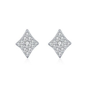 925 Sterling Silver Hip Hop Pave Moissanite Diamond Suit Studs 110100055 925 Sterling Silver Hip Hop Pave Moissanite Diamond Suit Studs 110100055