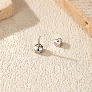 Wholesale 925 Sterling Silver Round Moissanite Cartilage Stud110100090