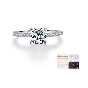 925 Sterling Silver Sparkle 1Ct Moissanite Solitaire Ring 110200053 925 Sterling Silver Sparkle 1Ct Moissanite Solitaire Ring 110200053