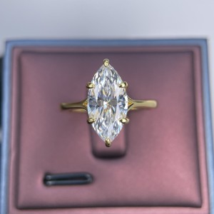 925 Sterling Silver 3Ct Marquise Moissanite Engagement Rings 110200062 925 Sterling Silver 3Ct Marquise Moissanite Engagement Rings 110200062