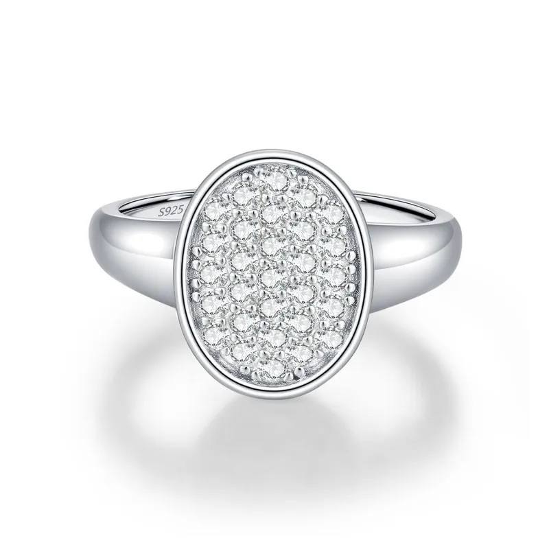 Wholesale 925 Sterling Silver Moissanite Vintage Button Ring 110200086