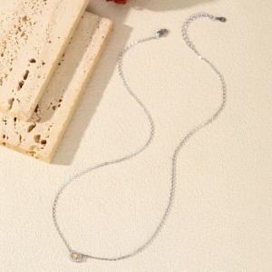 925 Sterling Silver Oval Champagne Moissanite Halo Pendant Necklace 110300025 925 Sterling Silver Oval Champagne Moissanite Halo Pendant Necklace 110300025