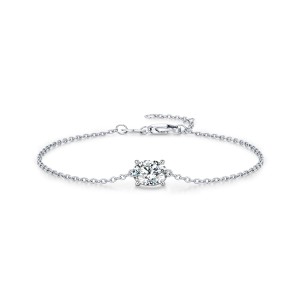 Wholesale 925 Sterling Silver 1 Carat Moissanite Bracelet 110400029 Wholesale 925 Sterling Silver 1 Carat Moissanite Bracelet 110400029