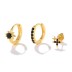 3pcs Silver Cubic Zirconia Earring Set 140100003