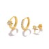 3pcs Silver Cubic Zirconia Earring Set 140100003