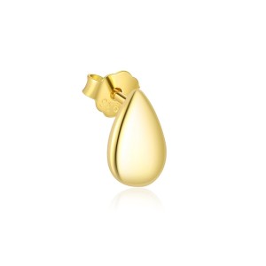 S925 Waterdrop Stud Hoop Earring Set 140100028