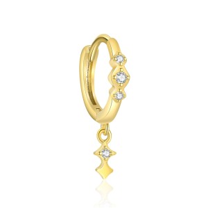 925 Sterling Silver Geometric Zirconia Earring Set 140100033