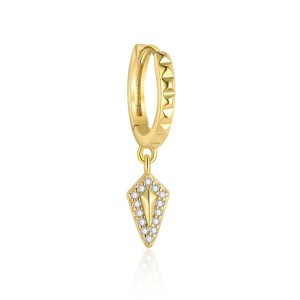 925 Sterling Silver Geometric Zirconia Earring Set 140100038