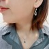 Cubic Zirconia Geometric Pendant Necklace Dangle Earring Set 140200002