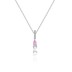 Cubic Zirconia Geometric Pendant Necklace Stud Earring Ring Set 140300005