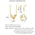 925 Sterling Silver Punk Spike Geometric Jewelry Sets 140300008