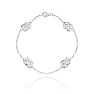925 Sterling Silver Link Zirconia Jewelry Sets 140400001