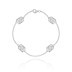 925 Sterling Silver Link Zirconia Jewelry Sets 140400001