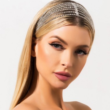 Wholesale Fashion Hair Accessory Sparkle Rhinestone Head Band AHD00004