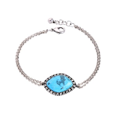 Wholesale Fashion Bracelet Vintage Shiny Crystal Rhinestone Stone Chain Bracelet BCH00004