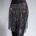 Glitter Rhinestone Tassel Skirt CSC00008