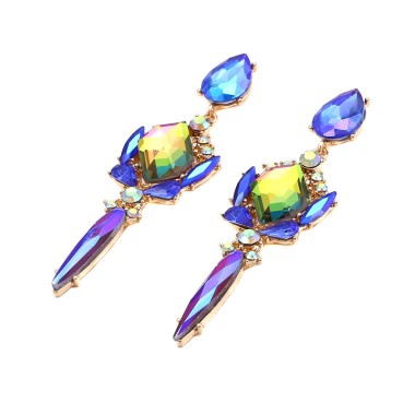 Sparkle Crystal Rhinestone Drop Stud Earring EDE00349