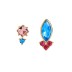 Fashion Sparkle Crystal Rhinestone Stud Earring Set ESE00006