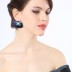 Fashion Sparkle Crystal Rhinestone Flower Tassel Stud Earring ESE00018