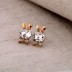 Fashion Lovely Rhinestone Rabbit Stud Earring ESE00031