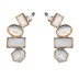 Fashion Sparkle Crystal Rhinestone Geomestric Stud Earring ESE00041
