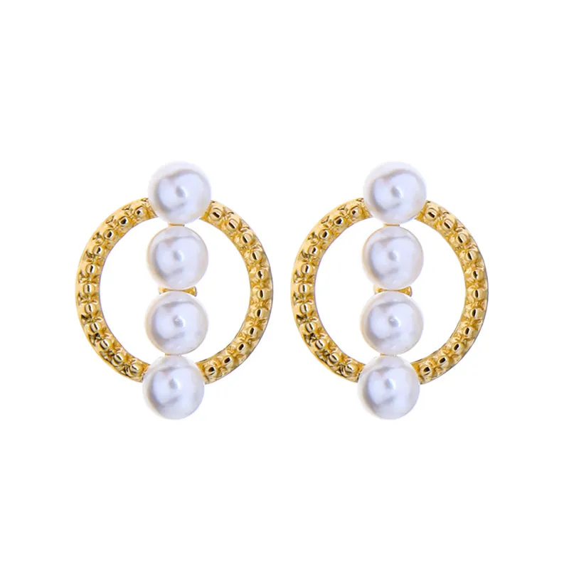 Fashion Shiny Pearl Party Stud Earring ESE00056