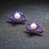 Fashion Sparkle Crystal Rhinestone Lip Pearl Party Stud Earring ESE00069