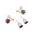 Fashion Sparkle Crystal Rhinestone Pearl Party Stud Earring ESE00070