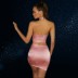 Women Party Dress Short Mini Dress Sleeveless Rhinestone Sexy Strapless Prom Party Dress PSD00008
