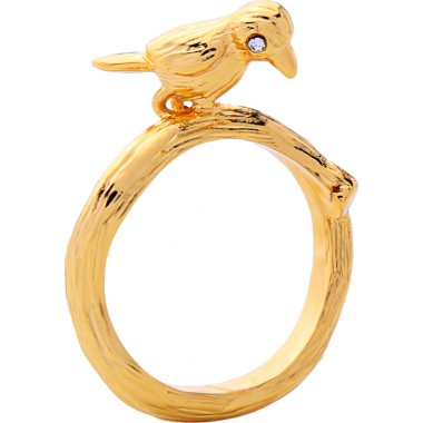 Fashion Ring Lovely Rhinestone Bird Ring RG00017