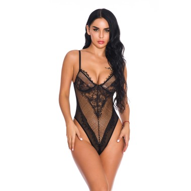 Wholesale Sexy Lingerie Breathable Lace Sexy Teddy Uniform SBT00029