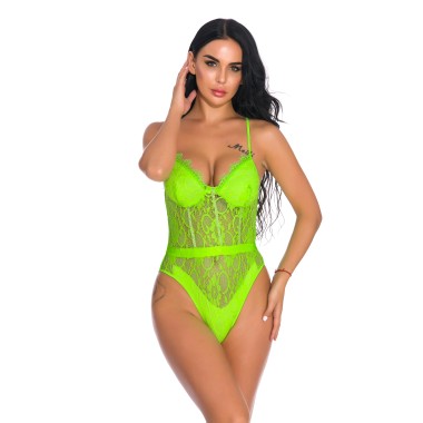 Wholesale Sexy Lingerie Breathable Lace Sexy Teddy Uniform SBT00042